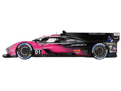 Cadillac V-Series.R #01 Sebastien Bourdais - Scott Dixon - Renger van der Zande "Cadillac Racing" Winner IMSA "Petit Le Mans" (2024) 1/18 Model Car