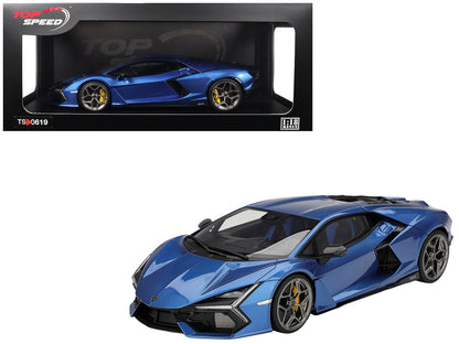 Lamborghini Revuelto Blu Eleos Blue Metallic 1/18 Model Car