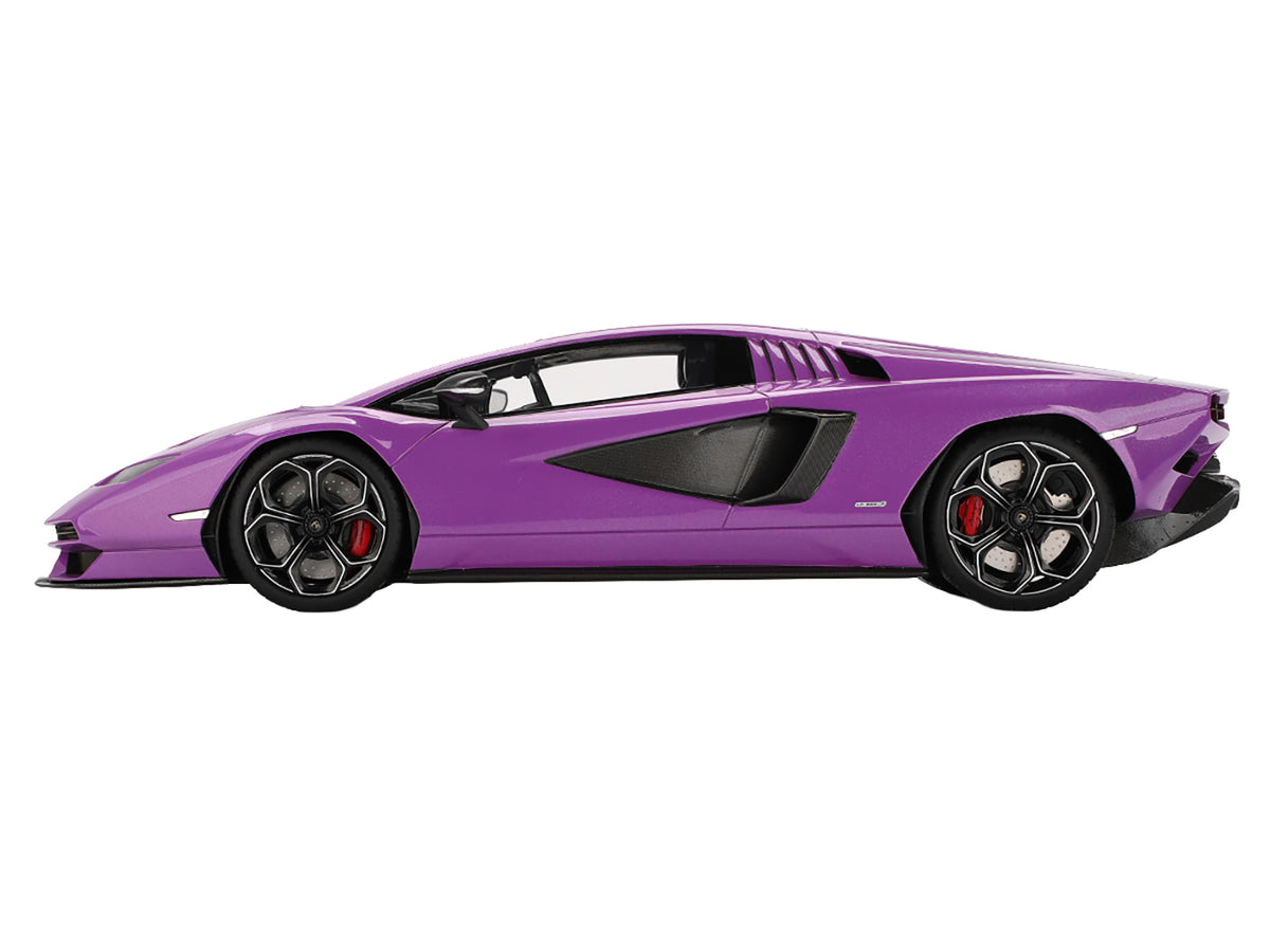 Lamborghini Countach LPI 800-4 Viola 30th Purple Metallic 1/18 Model Car