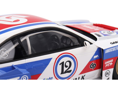 Nissan "LB-Super Silhouette" S15 SILVIA RHD (Right Hand Drive) #12 "GARASIDRIFT" White with Red and Blue Graphics 1/18 Model Car