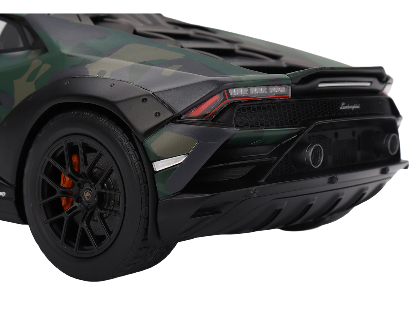 Lamborghini Huracan Sterrato All-Terrain "BOSCO" Green Camouflage 1/18 Model Car