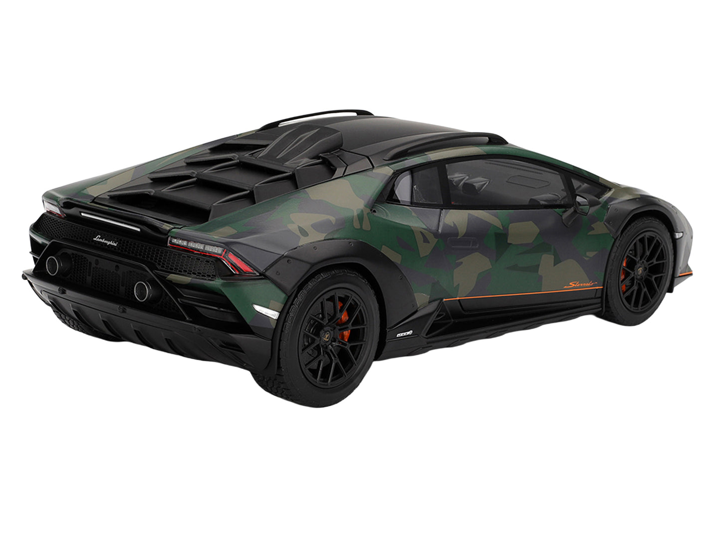 Lamborghini Huracan Sterrato All-Terrain "BOSCO" Green Camouflage 1/18 Model Car