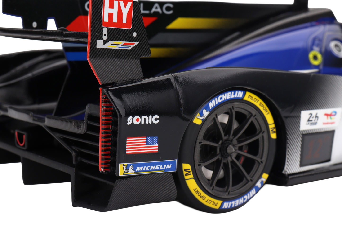Cadillac V-Series.R #101 Filipe Albuquerque - Jordan Taylor - Ricky Taylor "Cadillac Wayne Taylor Racing" FIA WEC "24 Hours of Le Mans" (2025) 1/18 Model Car