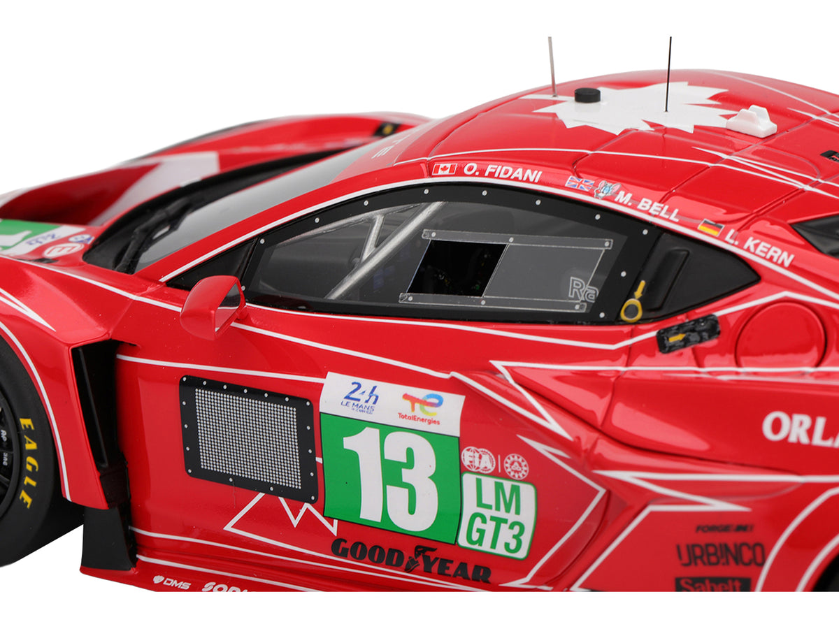 Chevrolet Corvette Z06 GT3.R #13 Matt Bell - Orey Fidani - Lars Kern "AWA Racing" "24 Hours of Le Mans" (2025) 1/18 Model Car
