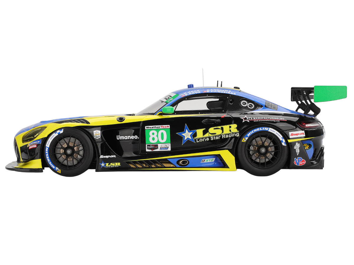 Mercedes-AMG GT3 EVO #80 Scott Andrews - Ralf Aron - Eric Filgueiras - Dan Knox "Lone Star Racing" IMSA "24 Hours of Daytona" (2025) 1/18 Model Car