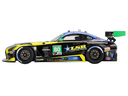 Mercedes-AMG GT3 EVO #80 Scott Andrews - Ralf Aron - Eric Filgueiras - Dan Knox "Lone Star Racing" IMSA "24 Hours of Daytona" (2025) 1/18 Model Car