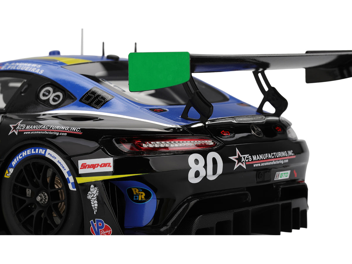 Mercedes-AMG GT3 EVO #80 Scott Andrews - Ralf Aron - Eric Filgueiras - Dan Knox "Lone Star Racing" IMSA "24 Hours of Daytona" (2025) 1/18 Model Car