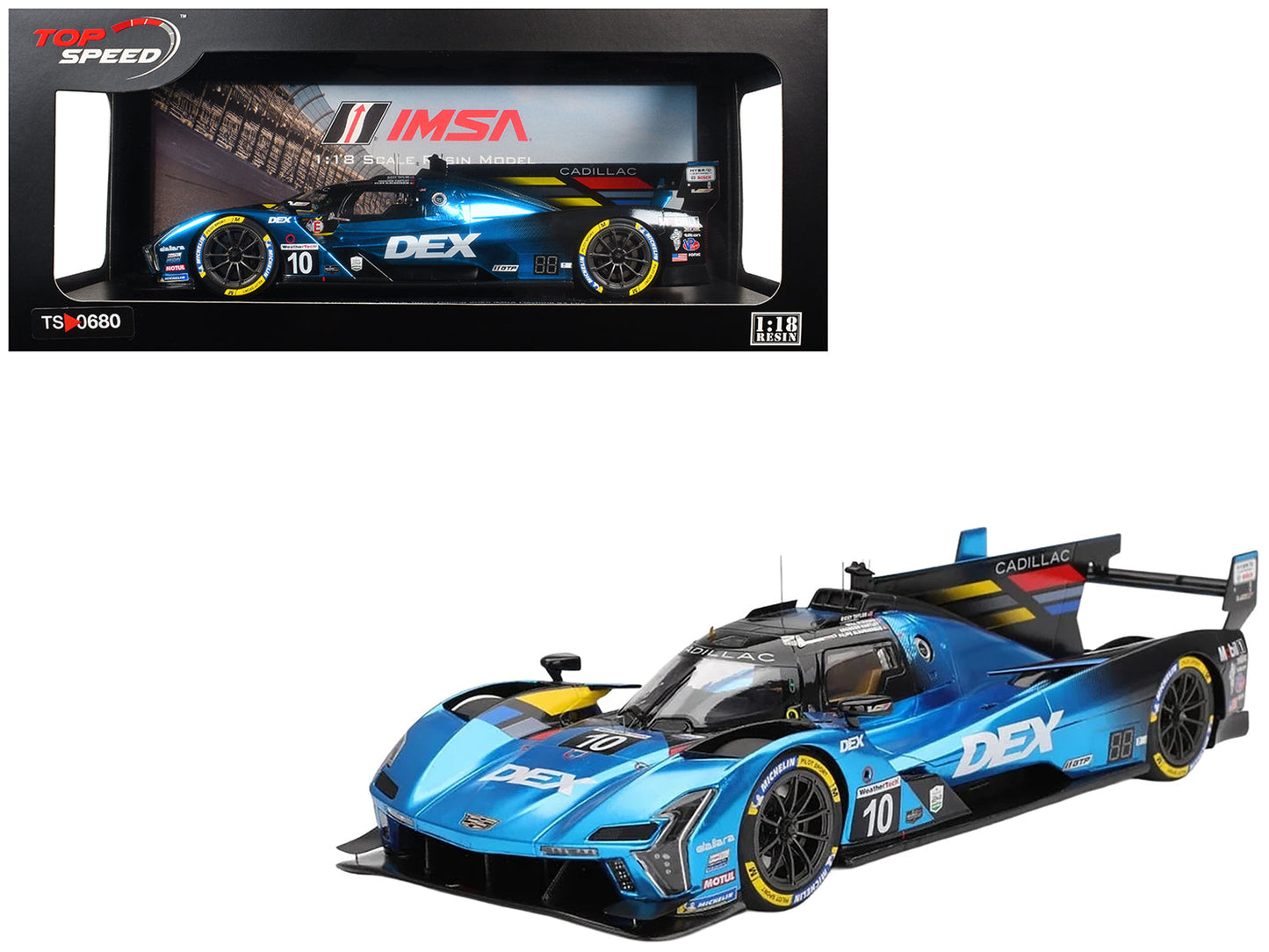 Cadillac V-Series.R #10 Filipe Albuquerque - Brendon Hartley - Will Stevens - Ricky Taylor "Cadillac Wayne Taylor Racing" IMSA "24 Hours of Daytona" (2025) 1/18 Model Car