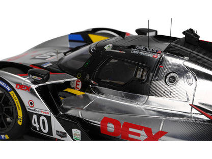 Cadillac V-Series.R #40 Louis Deletraz - Kamui Kobayashi - Jordan Taylor "Cadillac Wayne Taylor Racing" IMSA "24 Hours of Daytona" (2025) 1/18 Model Car