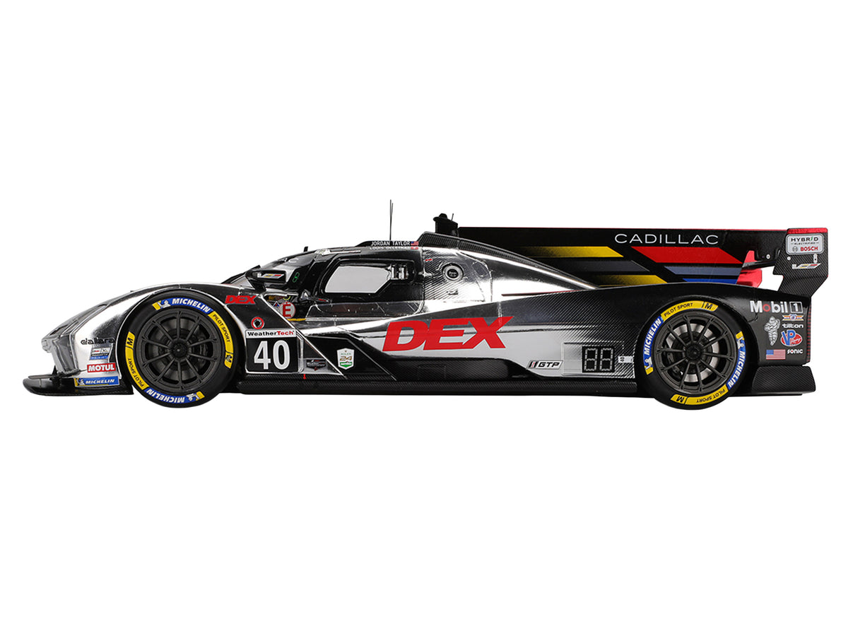 Cadillac V-Series.R #40 Louis Deletraz - Kamui Kobayashi - Jordan Taylor "Cadillac Wayne Taylor Racing" IMSA "24 Hours of Daytona" (2025) 1/18 Model Car