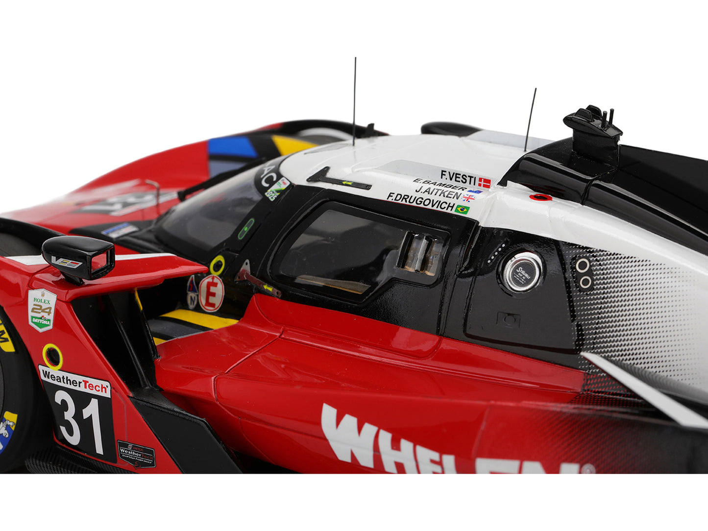 Cadillac V-Series.R #31 Jack Aitken - Felipe Drugovich - Frederik Vesti - Earl Bamber "Cadillac Whelen" IMSA "24 Hours of Daytona" (2025) 1/18 Model Car