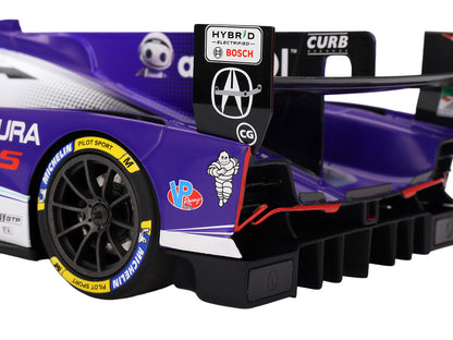 Acura ARX-06 GTP #60 Tom Blomqvist - Colin Braun - Scott Dixon "Acura Meyer Shank Racing with Curb-Agajanian" IMSA "12 Hours of Sebring" (2025) 1/18 Model Car