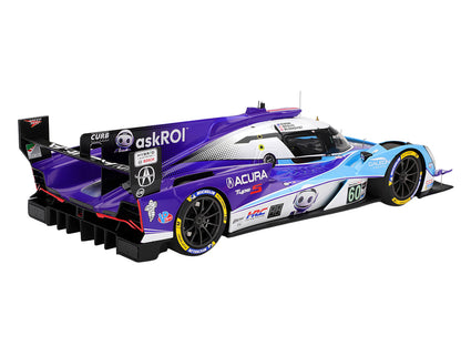 Acura ARX-06 GTP #60 Tom Blomqvist - Colin Braun - Scott Dixon "Acura Meyer Shank Racing with Curb-Agajanian" IMSA "12 Hours of Sebring" (2025) 1/18 Model Car