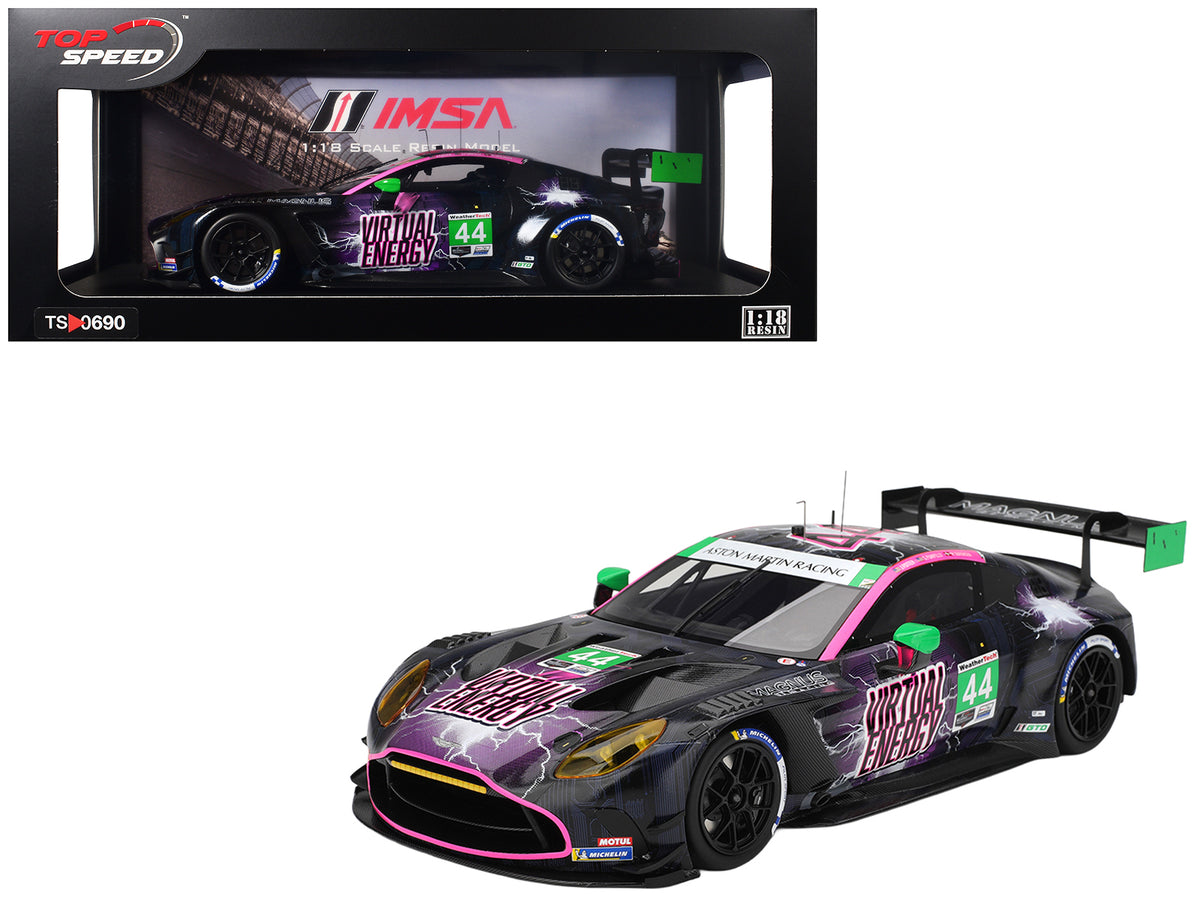 Aston Martin Vantage GT3 EVO #44 John Potter - Spencer Pumpelly - Marco Sorensen "Magnus Racing" IMSA "Six Hours of The Glen (Watkins Glen)" (2025) 1/18 Model Car