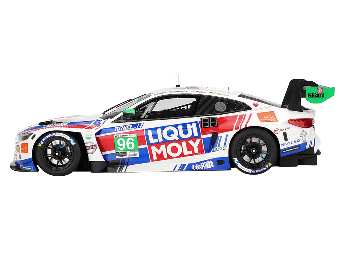 BMW M4 GT3 EVO #96 Robby Foley - Patrick Gallagher - Jens Klingmann - Jake Walker "Turner Motorsport" IMSA "Hours of Daytona" (2025) 1/18 Model Car