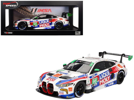 BMW M4 GT3 EVO #96 Robby Foley - Patrick Gallagher - Jens Klingmann - Jake Walker "Turner Motorsport" IMSA "Hours of Daytona" (2025) 1/18 Model Car