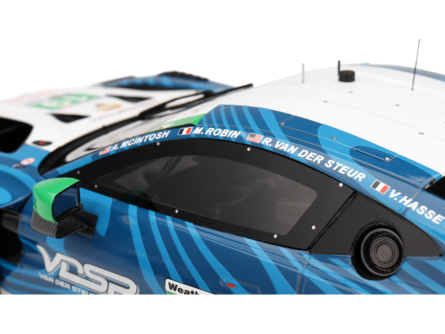 Aston Martin Vantage GT3 EVO #19 Valentin Hasse-Clot - Anthony McIntosh - Maxime Robin - Rory van der Steur "van der Steur Racing" IMSA "24 Hours of Daytona" (2025) 1/18 Model Car