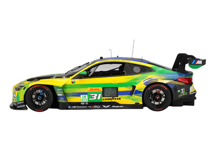BMW M4 GT3 EVO #31 Pedro Ebrahim - Augusto Farfus - Yasser Shahin "The Bend Team WRT" WEC "6 Hours of Sao Paulo" (2025) 1/18 Model Car