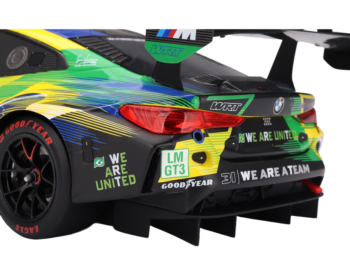 BMW M4 GT3 EVO #31 Pedro Ebrahim - Augusto Farfus - Yasser Shahin "The Bend Team WRT" WEC "6 Hours of Sao Paulo" (2025) 1/18 Model Car
