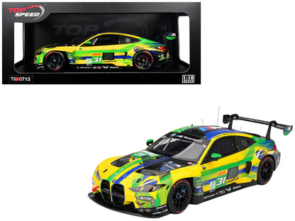 BMW M4 GT3 EVO #31 Pedro Ebrahim - Augusto Farfus - Yasser Shahin "The Bend Team WRT" WEC "6 Hours of Sao Paulo" (2025) 1/18 Model Car