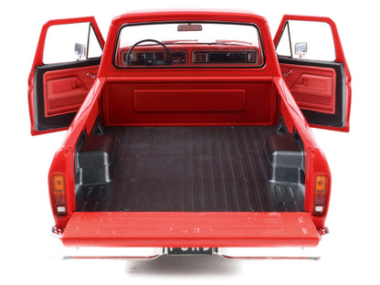 1974 Ford F-100 Pickup Truck Candy Apple Red 1/18 Diecast Model Car