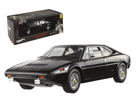 Ferrari Dino 308 GT4 Black (Elvis Presley Owned) "Elite Edition" Series 1/18 Diecast Model Car