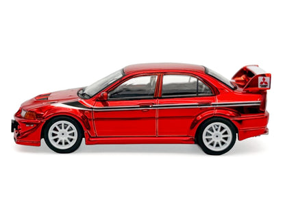 Mitsubishi Lancer Evolution VI RHD (Right Hand Drive) "Tommi Makinen Edition" Red Chrome "Hobby Expo China 2026" 1/64 Diecast Model Car