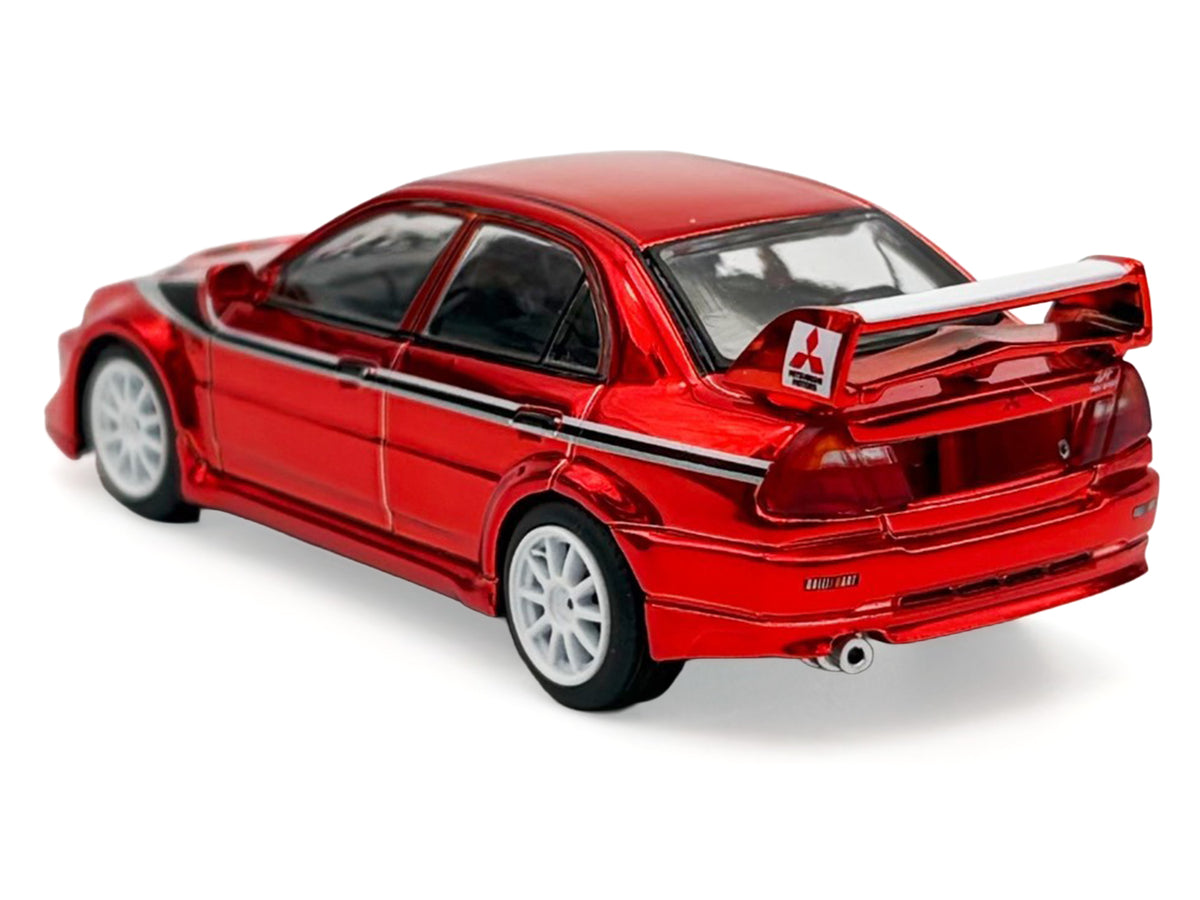Mitsubishi Lancer Evolution VI RHD (Right Hand Drive) "Tommi Makinen Edition" Red Chrome "Hobby Expo China 2026" 1/64 Diecast Model Car