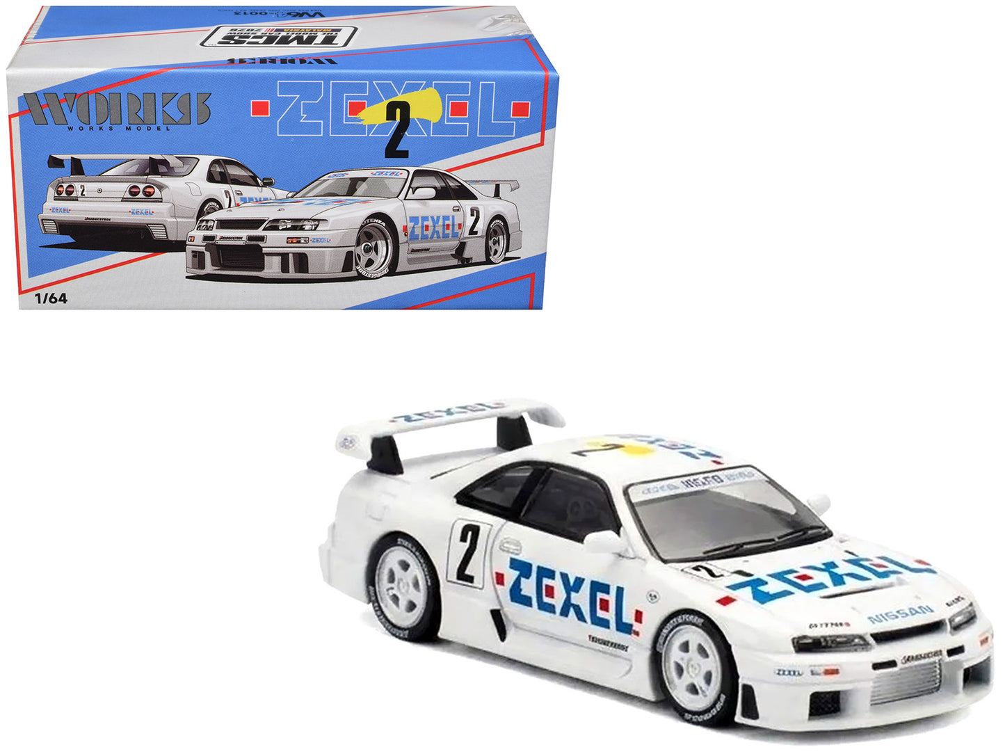 Nissan Skyline GT-R (R33) RHD (Right Hand Drive) #2 Zexel "All Japan Grand Touring Car Championship" (1995) "The Model Car Show Malaysia 2026" 1/64 Diecast Model Car