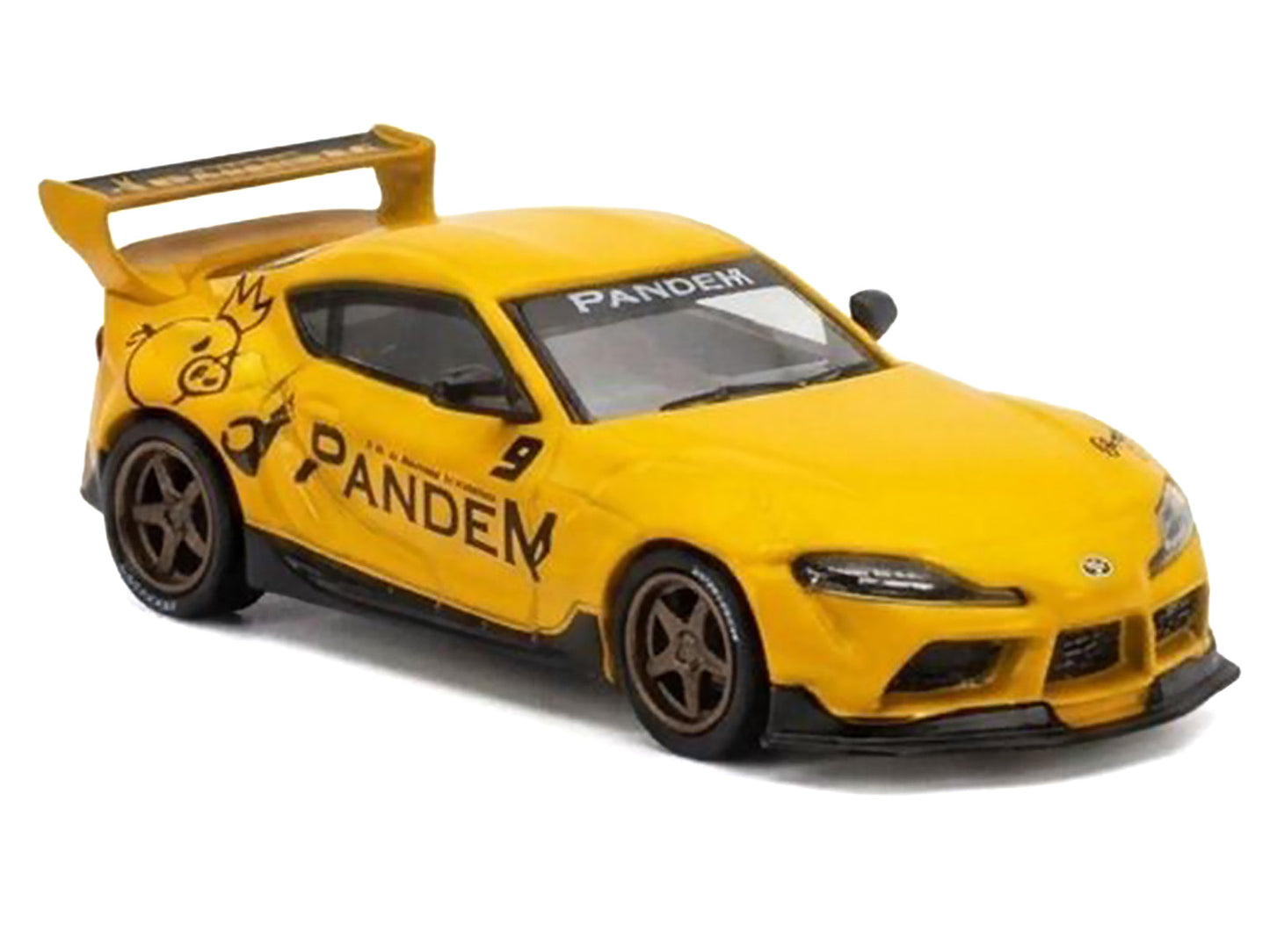 Pandem Supra Yellow "The Model Car Show Malaysia 2026" 1/64 Diecast Model Car