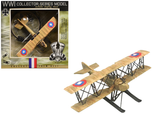 SPAD SA 4 Aircraft with Ski Gear "French Air Force" 1/72 Model Airplane