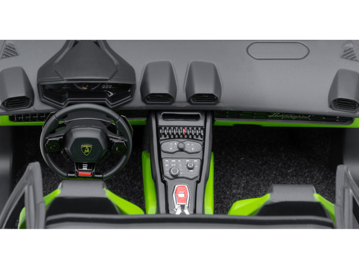 Lamborghini Huracan GT "LB-Silhouette Works" Pearl Green Metallic with Black Top 1/18 Model Car
