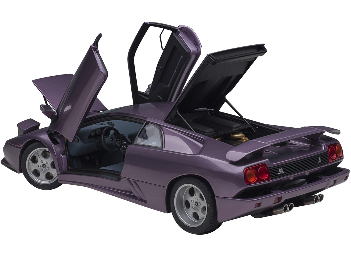 Lamborghini Diablo SE30 Jota Viola SE30 / Purple Metallic with Blue Interior 1/18 Model Car