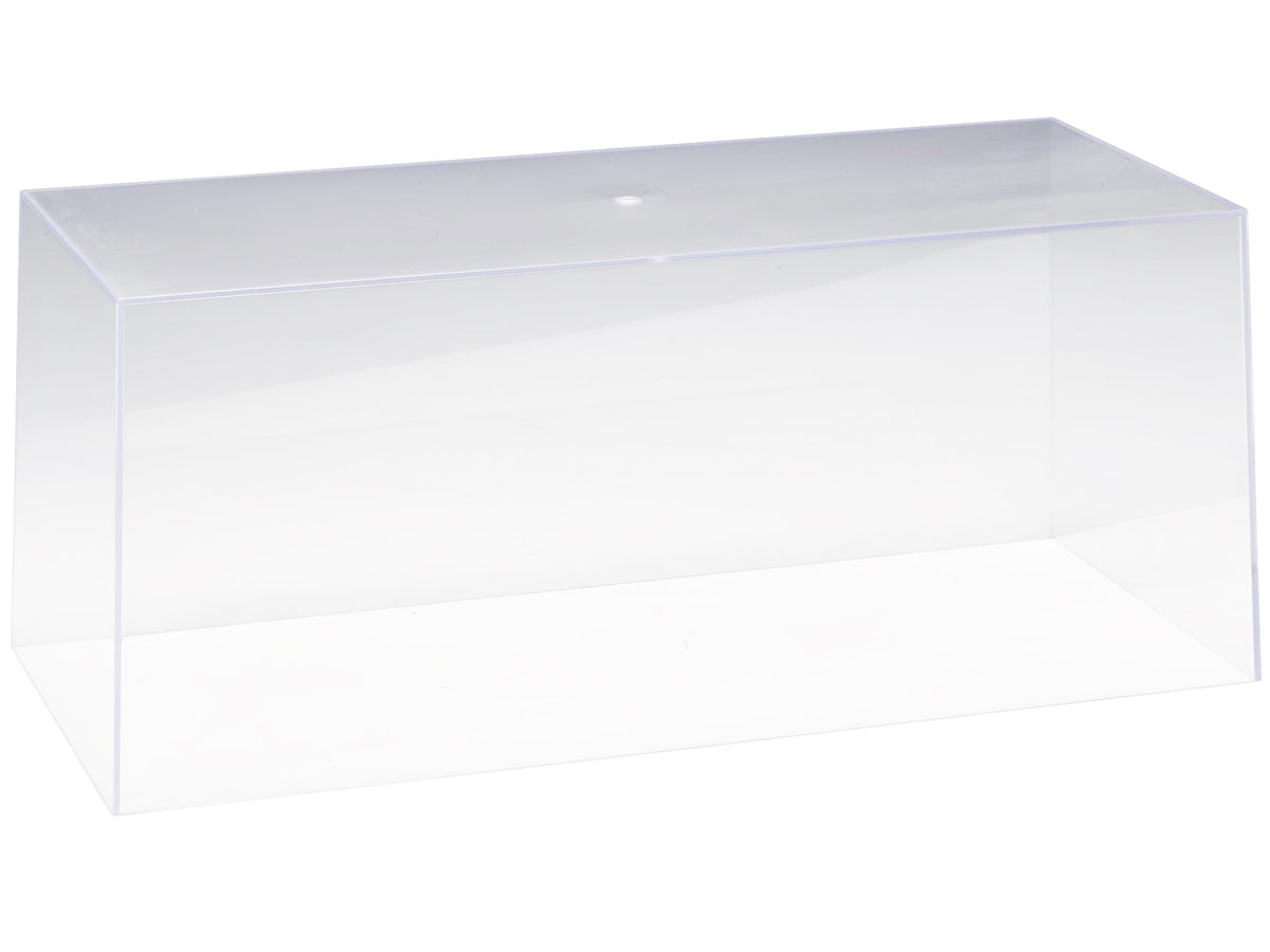 Collectible Display Show Case for 1/18-1/24 Scale Model Cars with Black Plastic Base