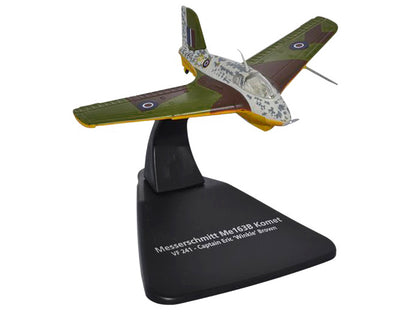 Messerschmitt Me 163B Komet Rocket Plane VF 241 Captain Eric 'Winkle' Brown "Oxford Aviation" Series 1/72 Diecast Model Airplane