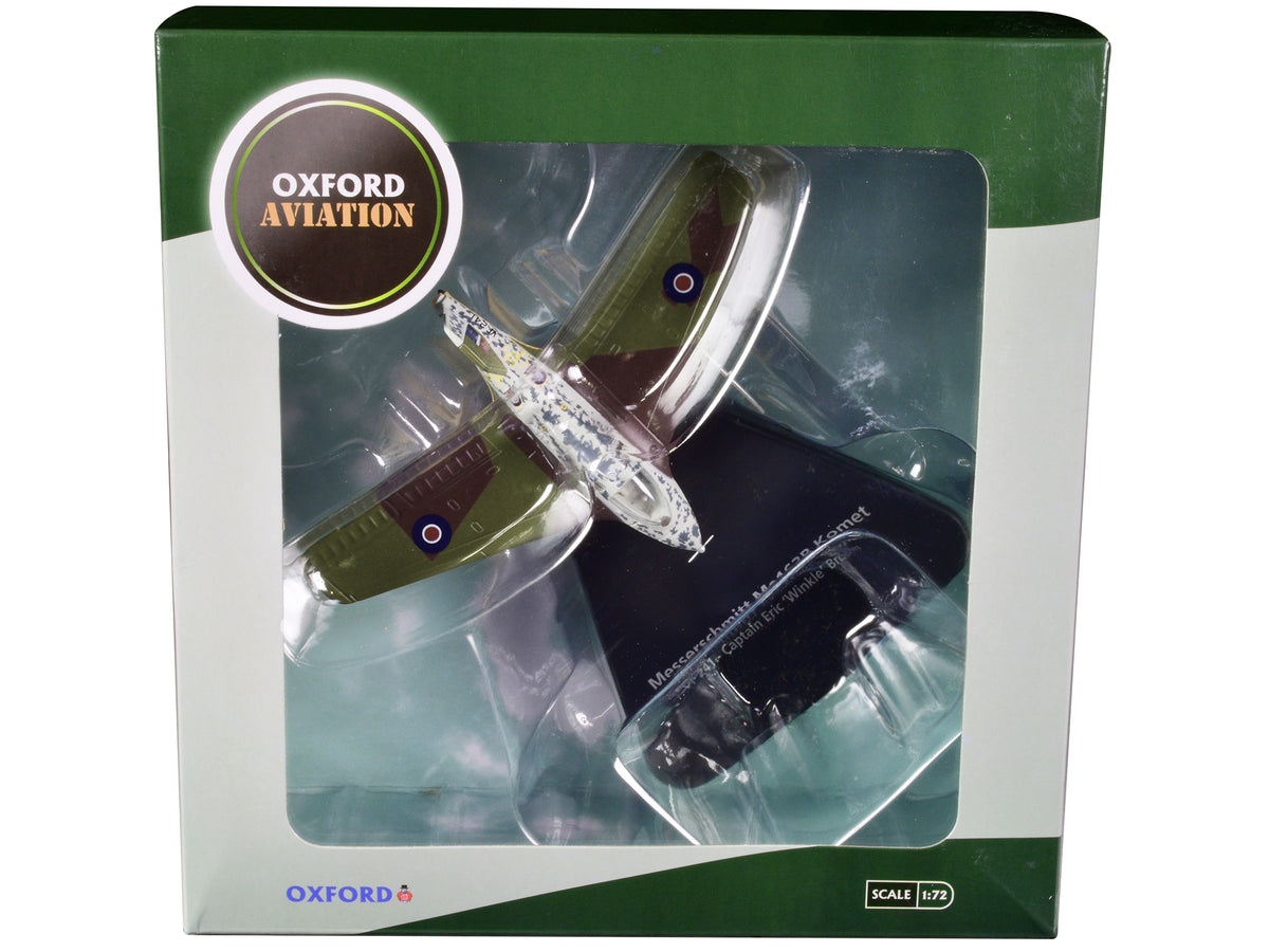 Messerschmitt Me 163B Komet Rocket Plane VF 241 Captain Eric 'Winkle' Brown "Oxford Aviation" Series 1/72 Diecast Model Airplane