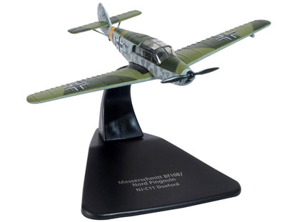 Messerschmitt Bf 108/Nord Pingouin War Plane NJ-C11 Duxford "Oxford Aviation" Series 1/72 Diecast Model Airplane