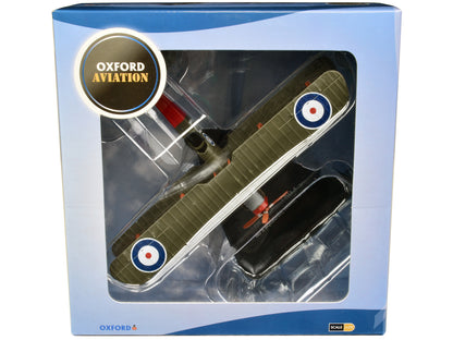 De Havilland DH4 Bomber Plane "5 Squadron Royal Naval Air Service" (1918) "Oxford Aviation" Series 1/72 Diecast Model Airplane