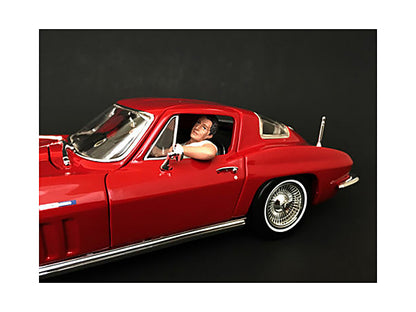 Hitchhiker 2 piece Figurine Set (Green Shirt) for 1/24 Scale Models