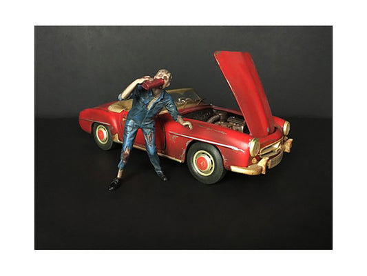 Zombie Mechanic Figurine III for 1/18 Scale Models