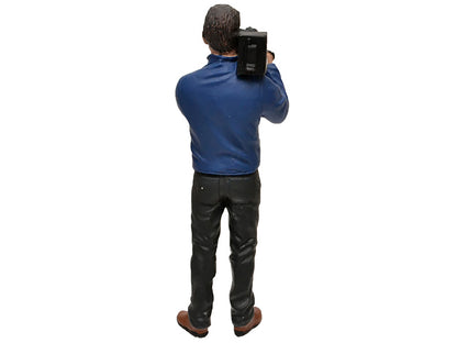 Camera Man Figurine I "Camera Crew" for 1/18 Scale Models
