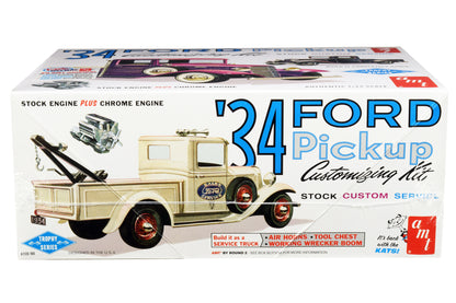 Skill 2 Model Kit 1934 Ford Pickup Truck 3 in 1 Kit "Trophy Series" 1/25 Scale Model