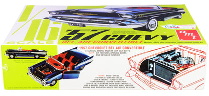 Skill 3 Model Kit 1957 Chevrolet Bel Air Convertible 2-in-1 Kit 1/16 Scale Model