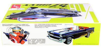Skill 3 Model Kit 1957 Chevrolet Bel Air Convertible 2-in-1 Kit 1/16 Scale Model