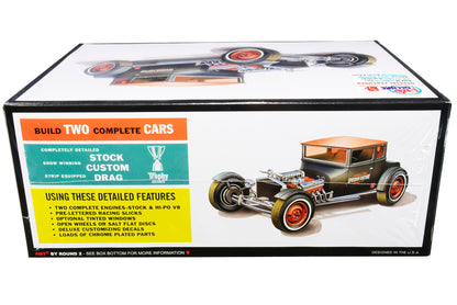 Skill 2 Model Kit 1925 Ford Model T "Chopped" Set of 2 pieces 1/25 Scale Model