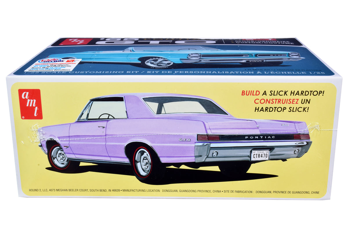 Skill 2 Model Kit 1965 Pontiac GTO 2-in-1 Kit 1/25 Scale Model