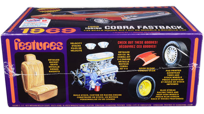 Skill 2 Model Kit 1969 Ford Torino Cobra Fastback 3-in-1 Kit 1/25 Scale Model