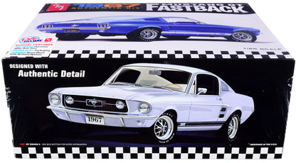 Skill 2 Model Kit 1967 Ford Mustang GT Fastback 1/25 Scale Model