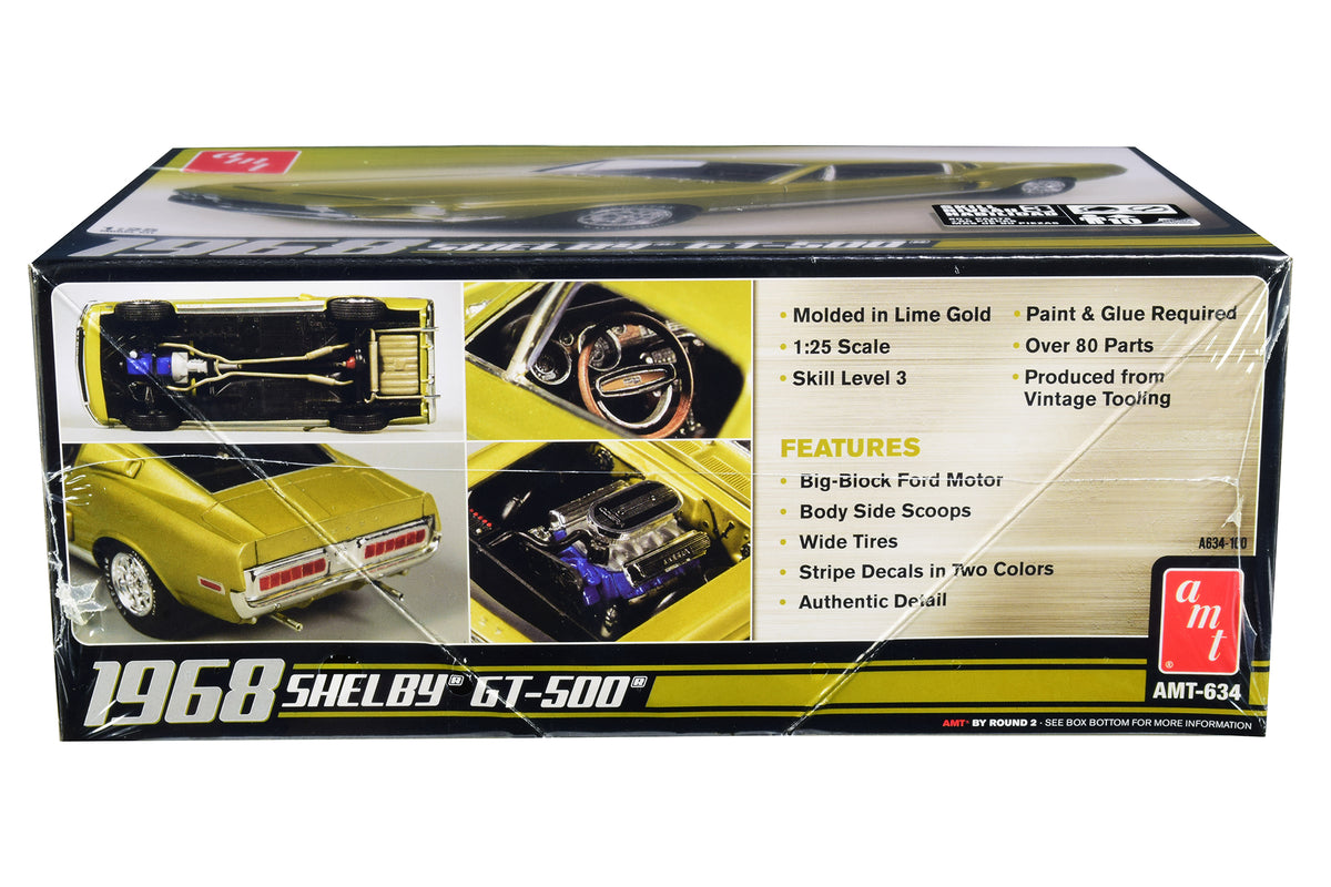 Skill 3 Model Kit 1968 Ford Mustang Shelby GT-500 1/25 Scale Model
