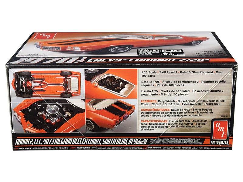 Skill 2 Model Kit 1970 1/2 Chevrolet Camaro Z/28 1/25 Scale Model